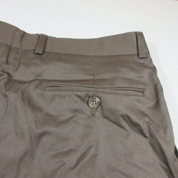 Ralph Lauren LRL mens brown Wool Cashmere cuffed pleated dress pants 34x30 EUC - Picture 5 of 6